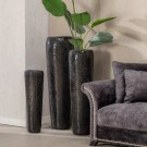 Vase svart 34x34x127 thumbnail