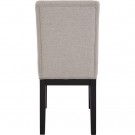 Shetland - Spisestol Beige, svarte ben 46x57,5x88 SH51 SD41 Gummitre,2stk- i pakke thumbnail
