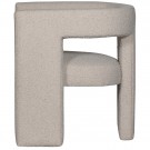 WOOOD TIWA ARMCHAIR BOUCLÉ BEIGE thumbnail