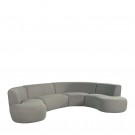 TRENDCOLLECTION FLORENCE U SOFA MUSHROOM BOUCLE thumbnail
