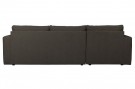 Vtwonen BAR CHAISE LONGUE WOVEN FABRIC LEFT ANTHRACITE thumbnail