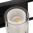 VEGGLAMPE  BLACK METAL / GLASS LIGHTING 56 X 17 X 21 CM thumbnail