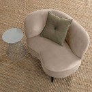 WOOOD SARA LOUNGE ARMCHAIR LEFT VELVET KHAKI thumbnail