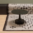 WOOOD OMARI RUG WOOL/JUTE NATURAL/BLACK 160x230CM thumbnail