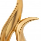 FIGURE GOLD CERAMIC DECORATION 12 X 10 X 41 CM thumbnail