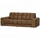WOOOD SECOND DATE 3-SEATER STRUCTURE VELVET BRASS thumbnail