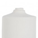 VASE WHITE CERAMIC DECORATION 15 X 15 X 33 CM thumbnail