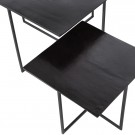 WOOOD SET OF 2 - OLAN SIDETABLE METAL WARM BROWN thumbnail