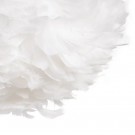 CEILING LAMP WHITE-GOLD FEATHER LIGHTING 40 X 40 X 25 CM thumbnail
