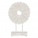 2stk, SCULPTURE RING NATURAL-WHITE MANGO WOOD 26 X 10 X 37 CM thumbnail