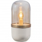 WOOOD Flora bordlampe metall glass grå thumbnail