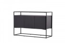 Kingsport skap 45 x 80 x 120 svart thumbnail