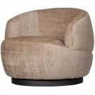 WOOLY SVINGBAR LENESTOL I GROVVEVD CHENILLESTOFF - SANDFARGET thumbnail