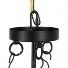 CEILING LAMP BLACK METAL / GLASS 35 X 35 X 72 CM thumbnail
