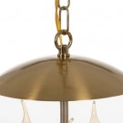 CEILING LAMP GOLD METAL / GLASS LIGHTING 30 X 30 X 30 CM thumbnail