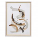 2stk, Abstrakt, håndmalt lerret 50x70 thumbnail