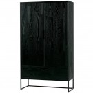 WOOOD SILAS 2-DOORS CABINET ASH BRUSHED BLACKNIGHT  thumbnail