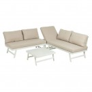 2025 OUTDOOR SET GARDEN BEIGE-WHITE ALUMINUM 1 CM thumbnail