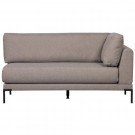 Vtwonen COUPLE DINING BENCH CORNER ELEMENT LEFT TAUPE thumbnail