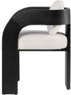 Maravi spisestol black/ off white - Versmissen thumbnail