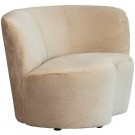 WOOOD STONE SMALL SOFA LEFT IMITATION FUR NATUREL thumbnail