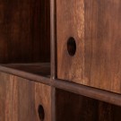 WOOOD STAES STORAGE CABINET MANGO WOOD WALNUT thumbnail