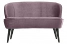 WOOOD SARA SMALL SOFA VELVET WARM LILAC thumbnail