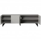 WOOOD CARVED ORGANIC TV UNIT MIST thumbnail