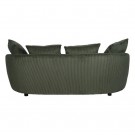 3 SEATER SOFA GREEN FABRIC ROOM 197 X 96 X 75 CM thumbnail