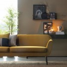 WOOOD ROCCO XL SOFA 230 CM VELVET OCHRE thumbnail