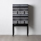 Stue / garderobe - svart-hvitt gran 77x40x160 thumbnail