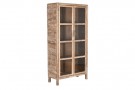 GUSTAVO RESIRKULERT TEAK GLASSKAP 90X38X180 - KG: 60,15 thumbnail