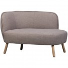 WOOOD HAZEL SMALL SOFA LEFT GREIGE thumbnail