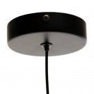 Taklampe svart-gull metall 14x14x26 thumbnail