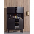 WOOOD Finca buffet / bar cabinet pine deep black [fsc] thumbnail