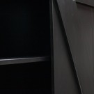 WOOOD Harris skyvedørsskap furu sort [fsc] thumbnail