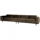 WOOOD STATEMENT XL 4-SEATER 372 CM VELVET TAUPE thumbnail