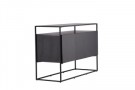 Kingsport skap 45 x 80 x 120 svart thumbnail