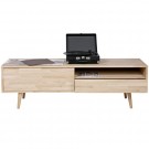 WOOOD TYGO TV UNIT OAK UNTREATED, RETRO LEGS [fsc] thumbnail