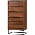 WOOOD FORREST CHEST OF 5 DRAWERS MANGO WOOD NATURAL thumbnail