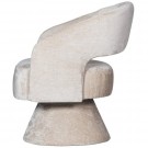 WOOOD EBBA SWING ARMCHAIR - CHENILLE FABRIC - NATURAL  thumbnail