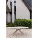 Elk spisebord aluminium understell med hpl topp sand 100x220cm thumbnail