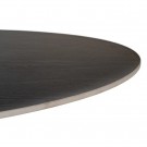 DINING TABLE BLACK-BROWN METAL-CERAMIC 120 X 120 X 75 CM thumbnail