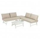 2025 OUTDOOR SET GARDEN BEIGE-WHITE ALUMINUM 1 CM thumbnail