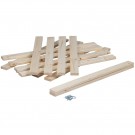 2 x WOOOD SLATTED BED BASE 80X200CM ( dobbeltseng) thumbnail