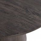 WOOOD Maan spisebord rundt mdf mørkebrun ø120cm thumbnail