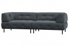 WOOOD LLOYD 4-SEATER WASHED VELVET CLOUD thumbnail