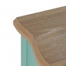 COMMODE TURQUOISE WOOD 93 X 38 X 78 CM thumbnail