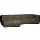 WOOOD BEAN CORNER SOFA LEFT ARMY thumbnail