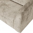 WOOOD SLOPING 3-SEATER SOFA STRUCTURE VELVET WHEATFIELD thumbnail
